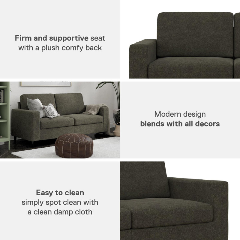 ソファー Amazon.com: JBXBER 75-Inch Tufted Chesterfiled Sectional